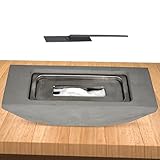 Pozo de Fuego de Mesa | Cuenco para Hoguera con Forma de Barco para el hogar,Chimenea de...