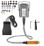 Seababyhouse 1/4HP Amoladora Eléctrica Multiherramienta Herramienta Rotativa Eje flexible...