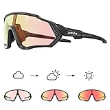 KAPVOE Gafas de Ciclismo Fotocromáticas con TR90 Gafas de Sol Deportivas Mujeres Hombres...