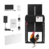 SMAUTOP Puerta automática de gallinero, Puertas de Aluminio, Control de Temporizador,...