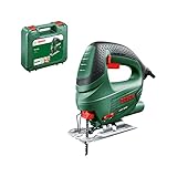 Bosch Home and Garden PST 650 - Sierra de calar 230V (500 W, en maletín), Color Negro/...