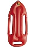 Smiffy'S- Baywatch Lifeguard Flotador Inflable De Con Correa Y Logotipo, Color rojo, 70 cm...