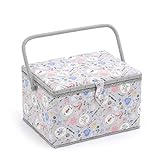 Hobby Gift Costurero grande exclusivo, caja de almacenamiento para manualidades, bandeja...