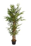 SMPLY. - Planta Artificial de Caña de Bambú- En Maceta - Altura: 140 cm- De Plástico...