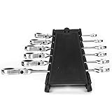Juego De Llaves Inglesas De 6 Piezas, Llave Combinada De Trinquete, Llave Inglesa,...