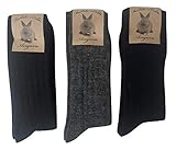 Calcetines cálidos de lana para hombre y mujer, calcetines de lana angora muy gruesos y...