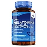 Melatonina 1,9 mg por comprimido con flor de pasiÃ³n, bÃ¡lsamo de limÃ³n y vitamina B6 -...
