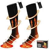 WolinTek Calcetines Calefactables para Hombres y Mujeres Electrónica Baterías Recargable...