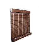 JARDIN202 - Persiana PVC Nogal Oscuro | 97 x 120 cm