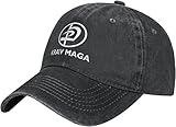 LOUJIN Krav MAGA - Gorra de vaquero ajustable con logotipo para actividades al aire libre,...