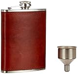 VB VIN BOUQUET Petaca, Acero Inoxidable, Piel, Nerthus