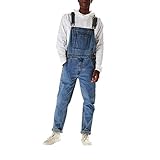 Petos para Hombre Vaquero para Trabajos Denim pantalón Casual con Bolsillos Mono Jeans...