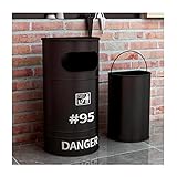 Cubo Basura Bote De Basura Pesado Retro Industrial, Bote De Basura del Tanque De Aceite De...
