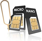 innoGadgets® Nano-SIM Adapter Set | Juego Completo de Adaptador para Nano-SIM a Micro-SIM...