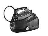 Rowenta Perfect Steam Pro DG8622 Estación de Planchado de Vapor, Plástico, Negro, Gris