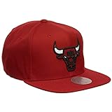 Mitchell and Ness NBA Chicago Bulls Team Ground 2.0 - Gorra, color rojo