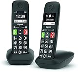 Gigaset E290 - Teléfono Fijo Inalámbrico con Teclas Grandes - Perfecto para personas...