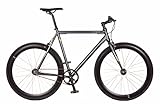 Bicicleta Fixie/Single Crest Estate Gris Aluminio, tamaño XS - XL (S 52)