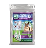 MENFORSAN Pack con 12 pipetas Anti-Insectos para Perros, con Margosa, geraniol y...