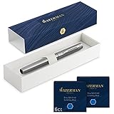 Waterman Allure pluma estilográfica | acero inoxidable con adorno cromado | plumín fino...