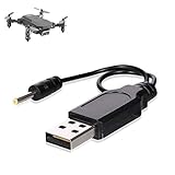 WENJIA Compatible con S66 RC Drone Cable de Cargador USB para RC Drone Batería 3.7V...