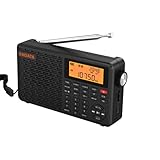 XHDATA D109 Radio Portatil Pequeña FM Am SW LW Radio Cocina Radio Bluetooth Portatil...