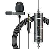 BOYA (BY-M1S Micrófono de Solapa Lavalier Profesional Micrófono de Condensador...