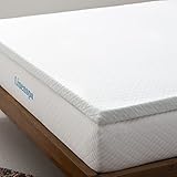 Linenspa Sobrecolchón viscoelástico de 5 cm con partículas de Gel y Funda removible y...