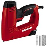 Einhell Electric Tacker TC-EN 20 E (para grapas tipo 53, clavos tipo 47, preselección...