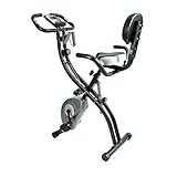 ATIVAFIT Bicicleta de Ciclismo Interior Plegable magnética Vertical Bicicleta estática...