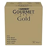 Purina Gourmet Gold Mousse, Comida HÃºmeda para Gato Pack Surtido, 96 latas de 85g