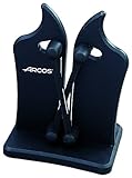 Arcos Afiladores, Afilador Profesional de Cuchillos, Hecho de ABS Color Negro, 110 x 90 x...