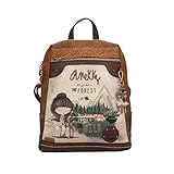 Anekke - Mochila de Mujer - Bolso Mediano - Bolso de Polipiel con 2 Asas y Bolsillos -...
