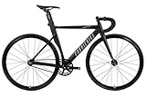 FabricBike Aero - Bicicleta Fixed, Fixie, Single Speed, Cuadro de Aluminio y Horquilla de...