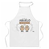 Regalo original y divertido. Delantal Al abuelo no se le tocan los huevos