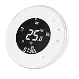Qiumi Termostato redondo Wifi para calefacción individual de calderas de gas/agua...