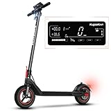 Patinete Eléctrico Adultos, Batería 36V 10Ah, 3 Modos de Velocidad, Frenos Dobles, 10...