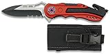 Navaja con insignia PROTECCIÓN CIVIL ESPAÑA Seguridad con Funda 8,1 cm para Caza, Pesca,...