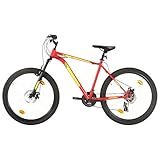 SHUJING Bicicleta de montaña 21 Velocidad 27,5 Pulgadas Rueda, Bicicleta Montaña Adulto,...