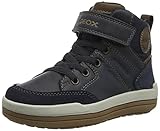 Geox J Charz Boy B Abx A, Sneakers para Niño, Multicolor (Navy/Lt Brown), 37 EU