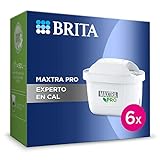 BRITA Cartucho de filtro de agua MAXTRA PRO Experto en Cal pack 6 - Recambio original...