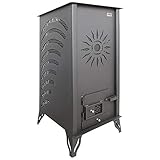 Estufa Biomasa sin Electricidad JOIMA Modelo Mini Eco Sol (Pellet-Orujo). Funciona sin...