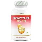 Coenzima Q10 250 mg por cápsula - 120 cápsulas - Premium: Q10 de fermentación vegetal +...