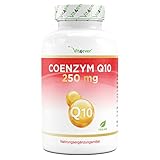 Coenzima Q10 250 mg por cápsula - 120 cápsulas - Premium: Q10 de fermentación vegetal +...