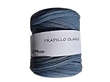 TRAPILLO CLASICO ALGODON EN COLOR AZUL BOBINA GRANDE DE 14 CM DIAMETRO TRAPILLO FABRICADO...