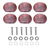 Botón de Clavija de Afinación de Guitarra, 6 PCS/ Set Tuning Pegs Cabezas de Maquinas...