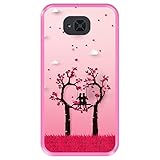 Funda para Bq Aquaris U2 - U2 Lite, Amor, Dibujo 6, Carcasa Silicona Rosa Flexible TPU