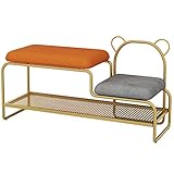 Banco De Zapatos Con Almacenamiento Zapatero Vintage De 2 Niveles Con Banco De...