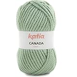 CANADA de Lanas Katia. Ovillo de color jade Cod.5