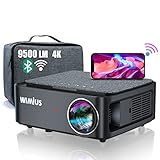 Proyector WiFi Bluetooth Full HD 1080P 4K Soporte, 9500 Lúmenes WiMiUS Proyector 5G WiFi...